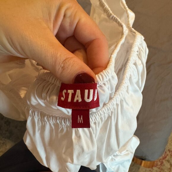 Staud Blouse, Medium, White - Picture 1 of 2